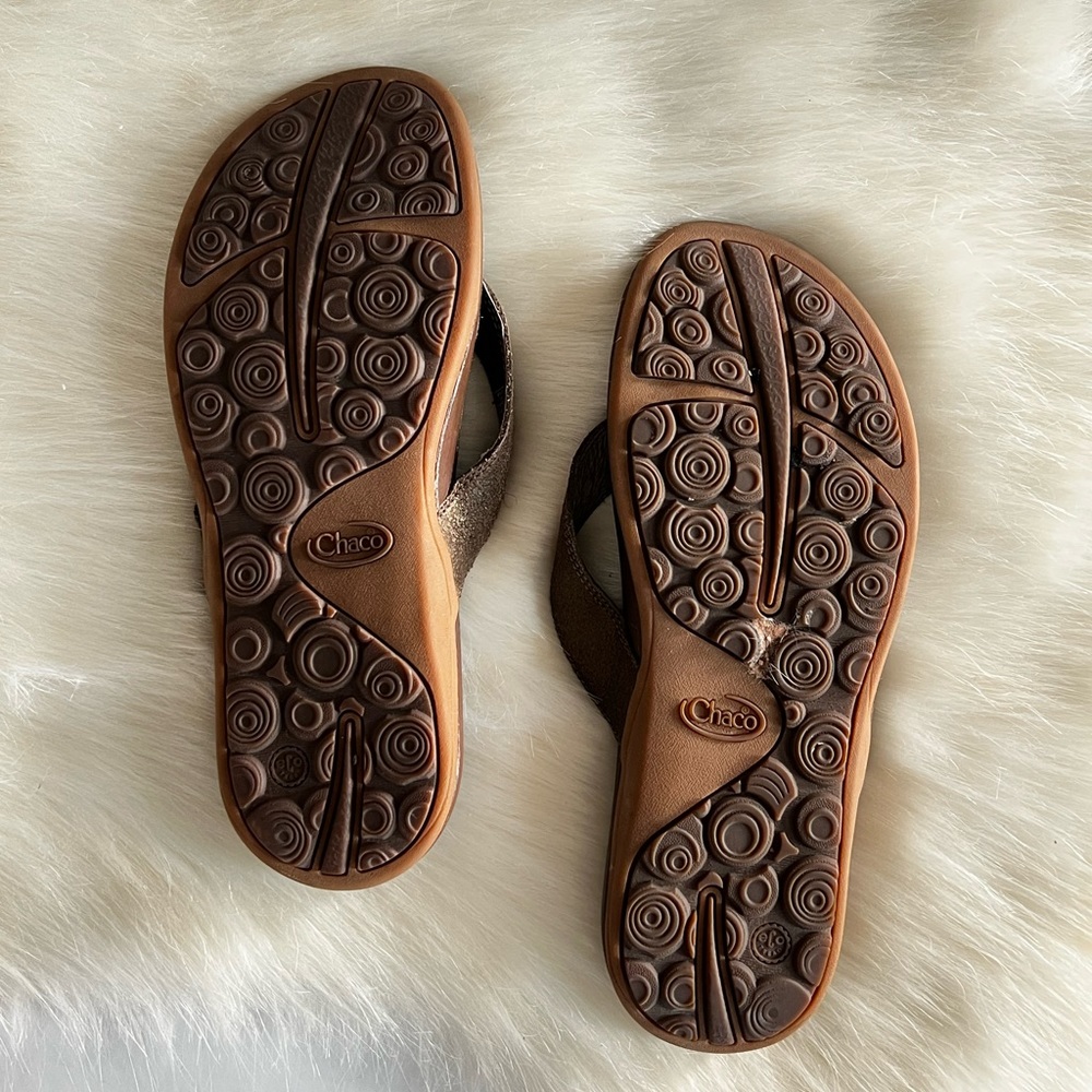 Chaco metallic leather sandals - Picture 8 of 8